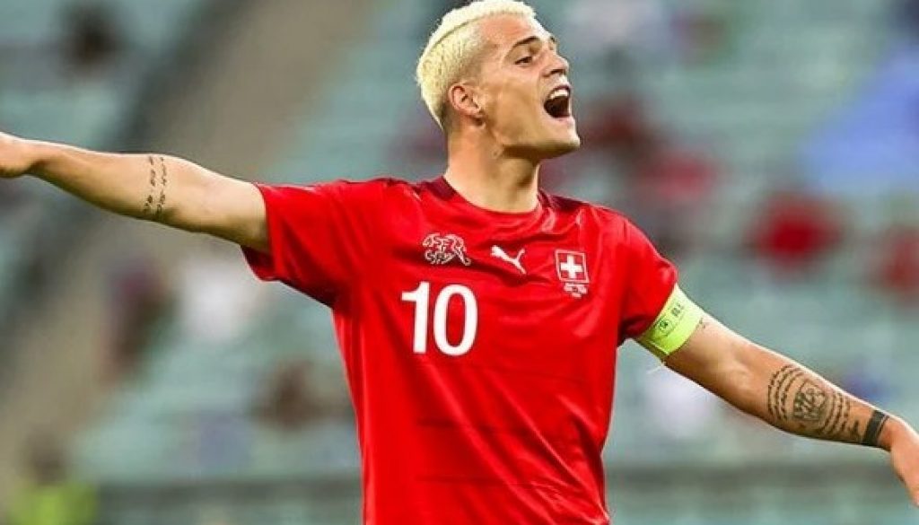 Гранит Джака беше избран за Играч на мача при победата над Франция bet365