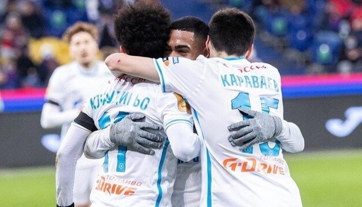 Зенит победи с 2:0 гостуването си на ЦСКА (Москва) bet365