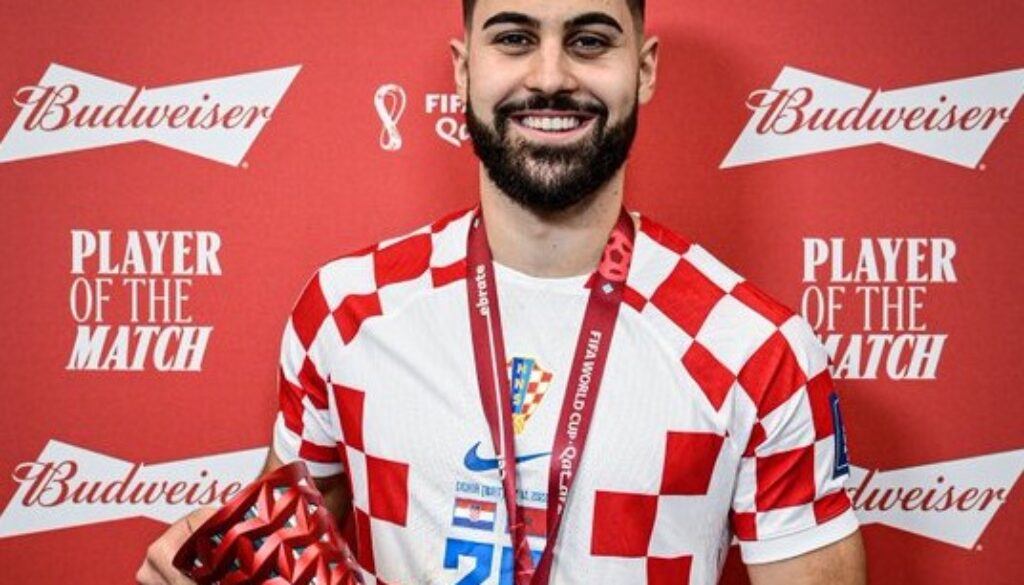 Йошко Гвардиол получи приза за Играч на мача Хърватия-Мароко bet365